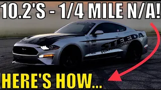 HOW TO RUN 10.2’s N/A In a 2018-2019 MUSTANG GT from STEEDA!