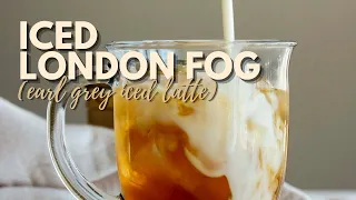 Iced London Fog Tea Latte