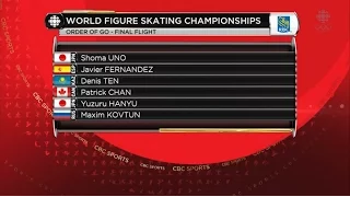 2016 Worlds - Men's SP Full Broadcast CBC