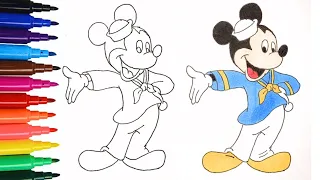 How to draw Mickey Mouse | Easy Drawing | #art #mickeymouse #disney   #cartoon