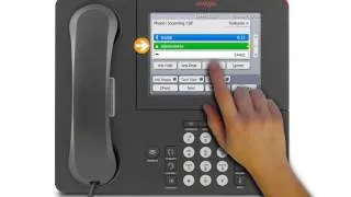 Avaya 9670 - Answering a Call