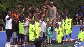 Mbappe 'honoured' to tour father's native Cameroon after basketball game with NBA star Joakim Noah