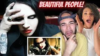 WHAT HAVE YALL DONE!! Marilyn Manson - Beautiful People | REACTION