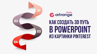 Как создать 3D путь в PowerPoint из картинки Pinterest