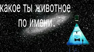 КАКОЕ ТЫ ЖИВОТНОЕ ПО ИМЕНИ