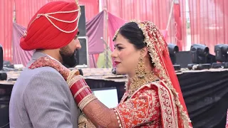 Best Punjabi Wedding ll First Dance ll Ring Ceremony ll Deep & Raminder❤️ ll 2024