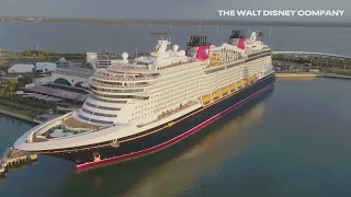 Christening voyage for newest Disney cruise ship