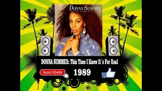 Donna Summer - This Time I Know Its For Real (Radio Version)