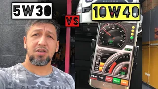 Speed test | 5w30 vs 10w40