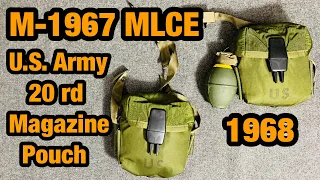 M-1967 Web Gear MLCE  20rd Magazine Case. Vietnam 1968