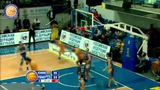 Khimki - Tsmoki Minsk Highlights. 08.03.2014