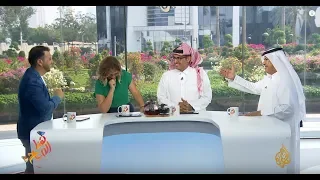 🌅 #شاهد | نوبة ضحك هستيرية للزملاء في برنامج #الجزيرة_هذا_الصباح