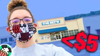 Disney Merch for $5 or less! The Child, Stationary, Travel Ideas, & MORE! Five Below Toy Hunt Vlog!