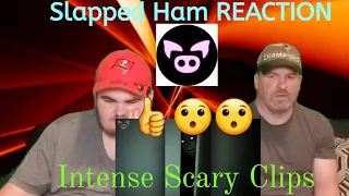 REACTION - Slapped Ham - Scary Clips that will mess you up.