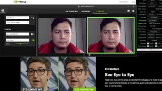 EASY 1 Click! Eye Contact (GazeRedirect) in Zoom Meeting with Nvidia Broadcast App 1.4 [Tutorial]