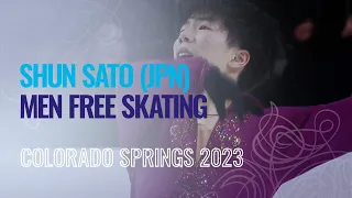 Shun SATO (JPN) | Men Free Skating | Colorado Springs 2023 | #FigureSkating