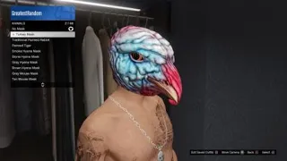 checking out the NEW Turkey Mask in Grand Theft Auto 5 Online (Happy Thanksgiving)