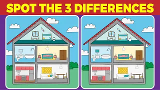 Spot & Find the 3 Differences, A Little Difficult, Let's see if you are smart!!!