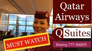 Qatar Airways QSuite Boeing 777-300 London - Doha (LHR - DOH) Business Class