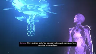Cortana MURDERS Laconia Station SPARTAN IVs Blows up Station Halo Infinite
