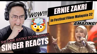 Ernie Zakri - Getaran Jiwa & Jeritan Batinku [Festival Filem Malaysia 32] | SINGER REACTION