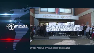 Studenti, ne baš studenti i ljubitelji Legije protiv Dinka Gruhonjića | ep331deo04