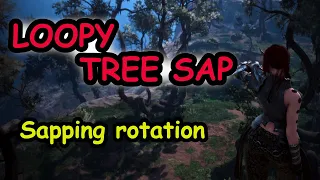 Loopy tree sap rotation