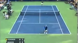 Us Open 2005.R.Federer vs A.Agassi.Highlights