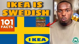 Reacts to | 101 Facts About Sweden | Part 1