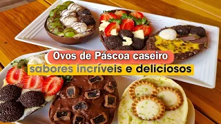 5 sabores DIFERENTES e deliciosos / OVOS DE PÁSCOA DE COLHER