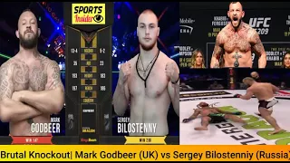 Brutal Knockout| Mark Godbeer (UK) vs Sergey Bilostenniy (Russia)  MMA | UFC Fight