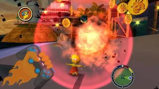 [4K] The Simpsons Hit & Run | Level 3 | Lisa | 100% Completion