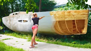 10 Years, These Weirdos Have Been Building Yachts in Backyard, But Then Everyone Was Amazed