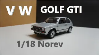 Volkswagen Golf GTI 1:18 Norev распаковка модели ►