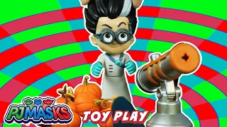 Pumpkin Problems | PJ Masks | Toy Play | Video for Kids