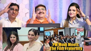 PM Modi meets the film fraternity to celebrate Bapu's 150th birth anniversary | Behind The Scenes ||