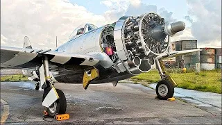Top 10 BIG OLD WW2 AIRPLANE ENGINES Cold Starting Up and Review