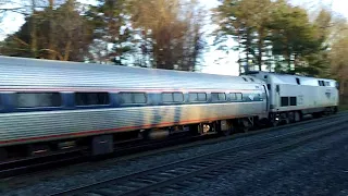 Amtrak P080 The Carolinian P42DC Engine 25 leads by Five Row 1 21 18