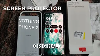 Applying screen protector on Nothing phone 2 | Official screen protector | Rs. 399