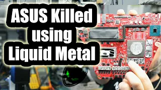 Asus Gaming Laptop Won't power on after applying Liquid metal