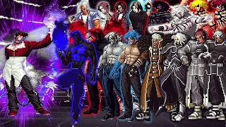 [KOF Mugen] Final Orochi Iori LV 3 Vs 16 Craziest Fighters Team | 1 Vs 16 LONGEST BATTLE