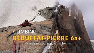 Climbing 5 pitches on Éperon des Cosmiques, Rébuffat-Pierre (6a+) | Chamonix July 2022