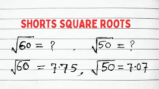 Math tricks | square roots tricks | square tricks |  All math tricks 📘📘📕📗📔