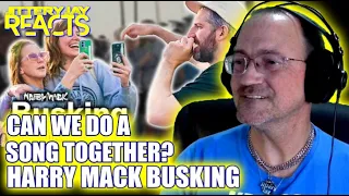 Harry Mack Busking - Can We Do A Song Together? - Reaction