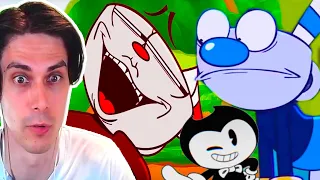 СМЕШНЫЕ МУЛЬТИКИ CUPHEAD - ПРОКЛЯТАЯ ЖАЖДА ! - The Cursed Thirst (Cuphead Parody) - Bendy VS Cuphead