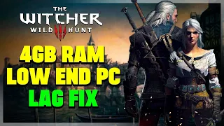 The Witcher 3 Lag fix on low end pc (can it run ?) 🧐