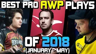 THE BEST PRO AWP PLAYS OF 2018! (CRAZY PLAYS, ACES, CLUTCHES!) - CS:GO