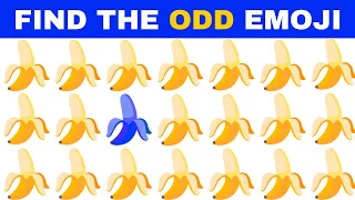 37| FIND THE ODD ONE OUT in these emoji puzzles/Find the odd Emoji Quizzes / 2024