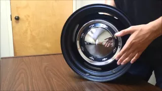 Chevy OE Steel Wheel, With Multiple Hub Cap Options