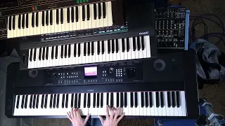 The Black Goddess Rises (re-recording) (Cradle of Filth keyboard tutorial)